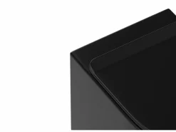 Best Vente-unique Inodoro suspendido de cerámica mate sin brida, JAVOINE Negro