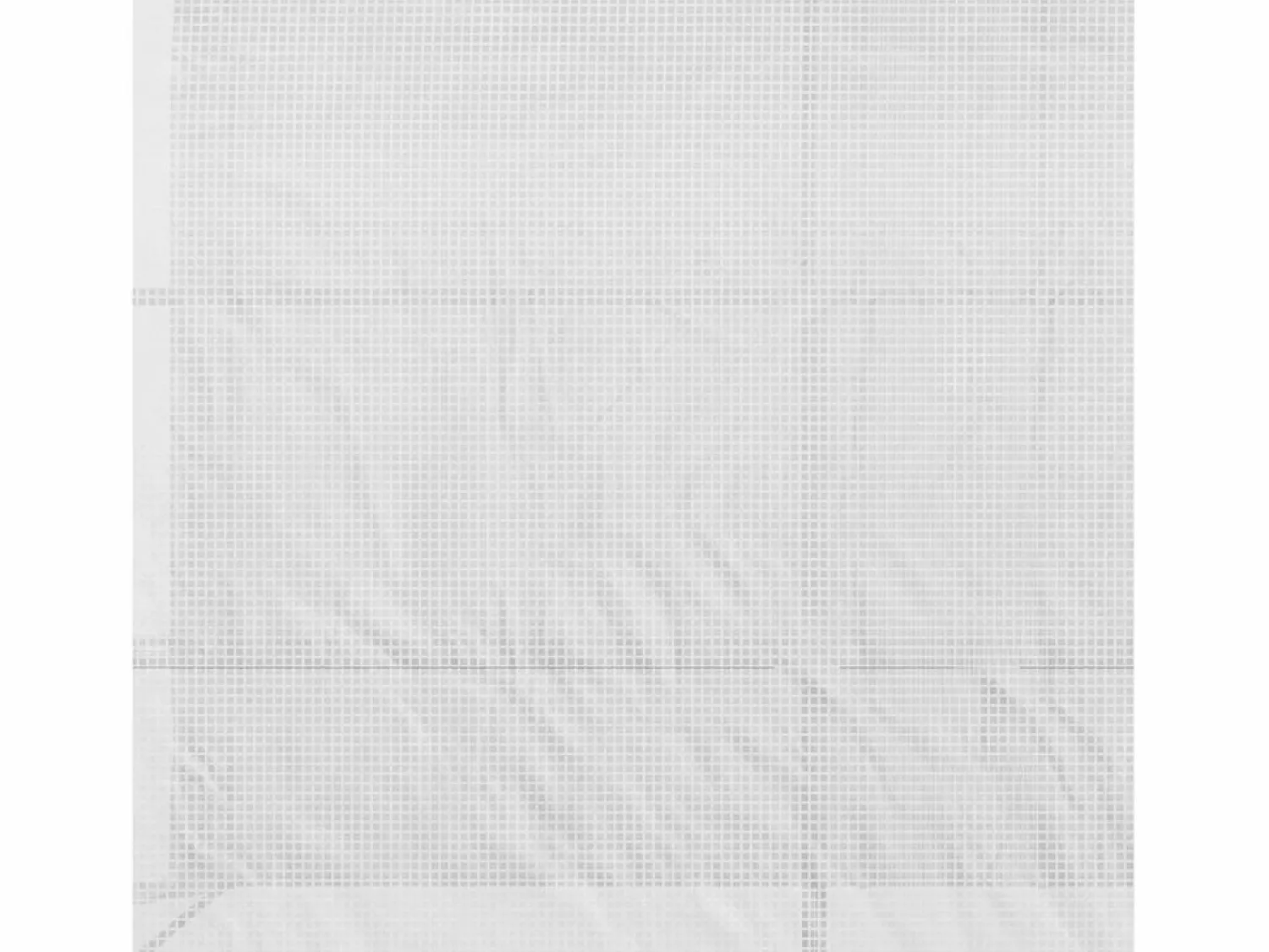 Hot Invernadero de jardín con estantes, cubierta de plástico resistente y estructura de acero, color (300 x 150 x 213 cm) Blanco