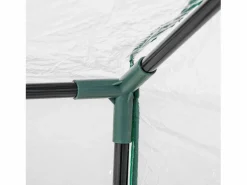 Invernadero de PVC con ventana, estructura de acero, (120x60x60cm)