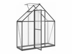 Hot Invernadero de tienda para plantas flores y verduras con estructura de base 169 x 58 x 195 cm aluminio antracita 02_0044492 Invernadero De Jardín