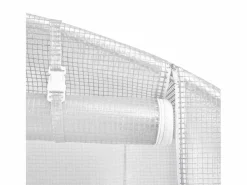 Discount vidaxl Invernadero Espacioso de Acero 60 m² - Protección Ideal para Plantas Blanco