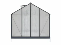 Best EXPERTLAND Invernadero jardín policarbonato 9m² antracita COROLLE II Gris antracita