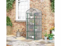 Hot Invernadero para plantas, con 4 estantes, PVC, (70x50x160 cm) Invernadero De Jardín