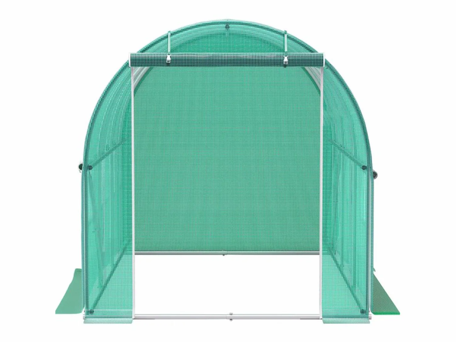 Outlet Invernadero Tipo Túnel SucceBuy 304,8 x 213,36 x 213,36 cm, Estructura Galvanizada, Cubierta Impermeable Verde