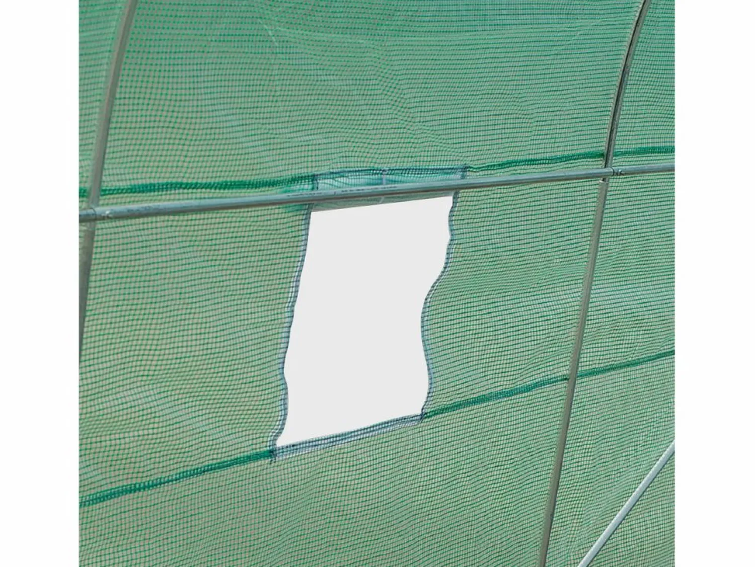 New Invernadero túnel para tomates con ventanas, estructura de acero, poliéster, (445x190x200 cm) Invernadero De Jardín