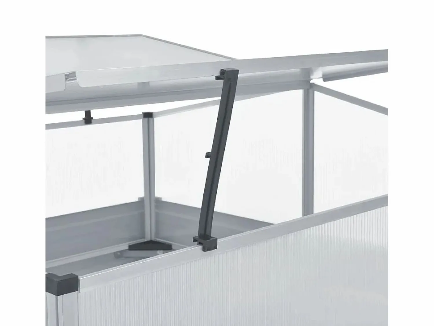 Clicnbuy Invernadero 100x100x85 cm acero galvanizado