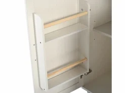 Hot ModernLuxe Isla central de cocina - con tablero retráctil - 2 puertas y 3 cajones - Beige