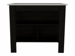 TuHome Isla de cocina Cala, tres estantes y cuatro patas , 89.99 cm X 102.99 cm X 69.97 cm , Multicolor