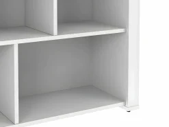 Hot Vente-unique Isla de cocina con 7 huecos - Blanco y natural - OPOLE Color natural claro / Blanco