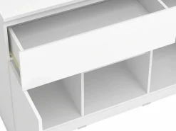 Online Vente-unique Isla de cocina con 2 puertas, 1 cajón y 2 estantes - - TUNORI Blanco