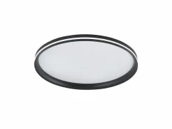 Isy - Fabas Luce Lámpara de techo LED de aluminio - LED integrado 42W IP20 Negro
