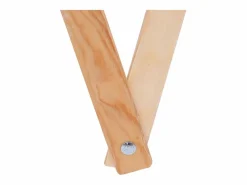 Discount Jace Cesto para colada plegable madera y tela Cesto De Ropa