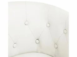 Sale Jalkar Sillón con taburete cuero sintético Sillón Estilo Cabriolet