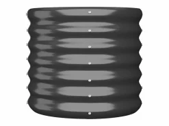 Discount Jardinera acero con recubrimiento polvo antracita 40x40x36 cm Jardinera