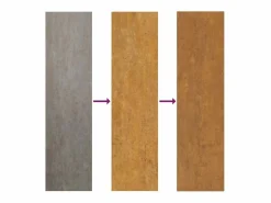 New Clicnbuy Jardinera acero corten 291x50x69 cm Marru00f3n