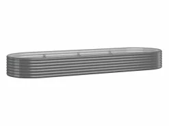 Clicnbuy Jardinera arriate acero recubrimiento polvo 322x100x36 cm