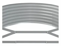 Clicnbuy Jardinera arriate acero recubrimiento polvo 322x100x36 cm