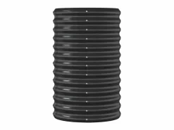 Discount Clicnbuy Jardinera arriate acero recubierto polvo antracita 114x40x68 cm Gris antracita