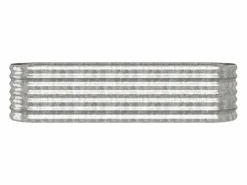 Online Jardinera arriate acero recubrimiento polvo plata 152x40x36 cm Jardinera
