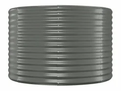 Clearance Jardinera arriate acero recubrimiento polvo 100x100x68 cm Jardinera