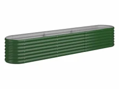 Clicnbuy Jardinera arriate acero recubrimiento polvo 224x40x36 cm