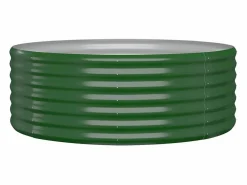 Hot Clicnbuy Jardinera arriate acero recubrimiento polvo 100x100x36 cm Verde