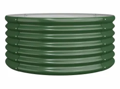 Clicnbuy Jardinera de acero con recubrimiento en polvo 80x80x36 cm