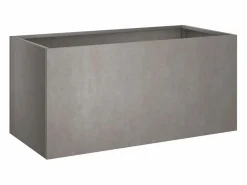 Best Clicnbuy Jardinera de acero corten 62x30x29 cm Marru00f3n