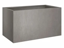 Clicnbuy Jardinera de acero corten 62x40x39 cm