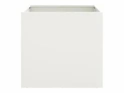 Hot Clicnbuy Jardinera de acero laminado en frío 42x40x39 cm Blanco