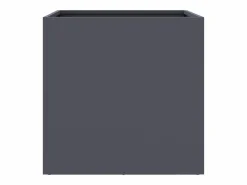 Clicnbuy Jardinera de acero laminado en frío antracita 42x40x39 cm