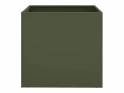 Online Clicnbuy Jardinera de acero laminado en frío oliva 49x47x46 cm Verde