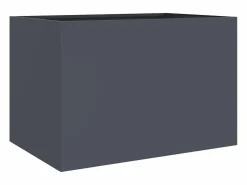 Clicnbuy Jardinera de acero laminado en frío antracita 62x47x46 cm