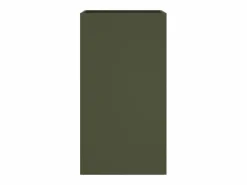 Clicnbuy Jardinera de acero laminado en frío oliva 42x38x75 cm