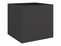 Sale Clicnbuy Jardinera de acero laminado en frío 49x47x46 cm Negro