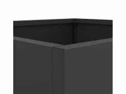 Sale Clicnbuy Jardinera de acero laminado en frío 49x47x46 cm Negro