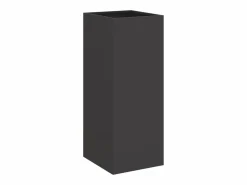 Hot Clicnbuy Jardinera de acero laminado en frío 32x27,5x75 cm Negro