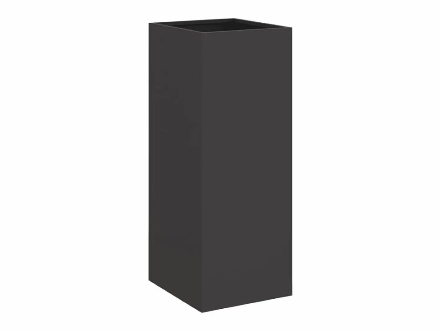 Hot Clicnbuy Jardinera de acero laminado en frío 32x27,5x75 cm Negro