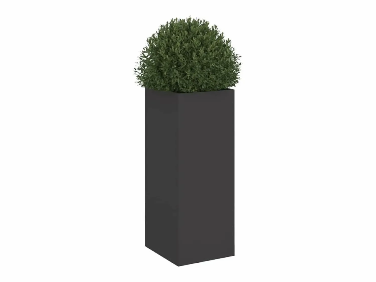 Hot Clicnbuy Jardinera de acero laminado en frío 32x27,5x75 cm Negro