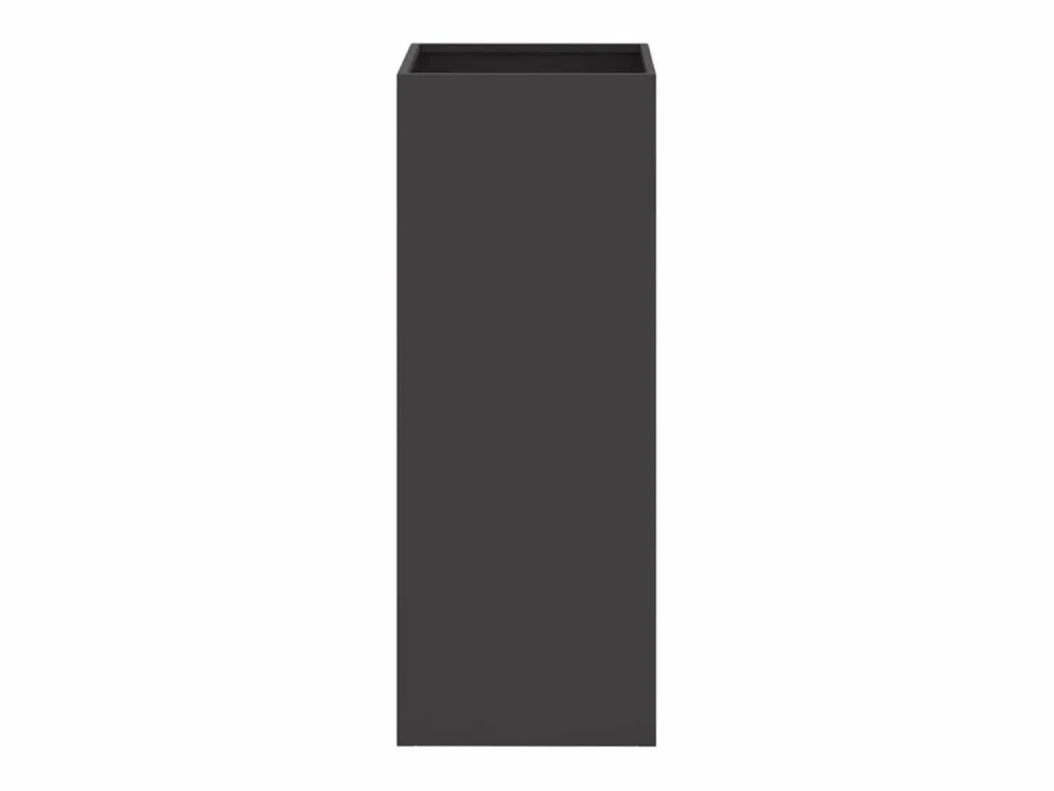 Hot Clicnbuy Jardinera de acero laminado en frío 32x27,5x75 cm Negro