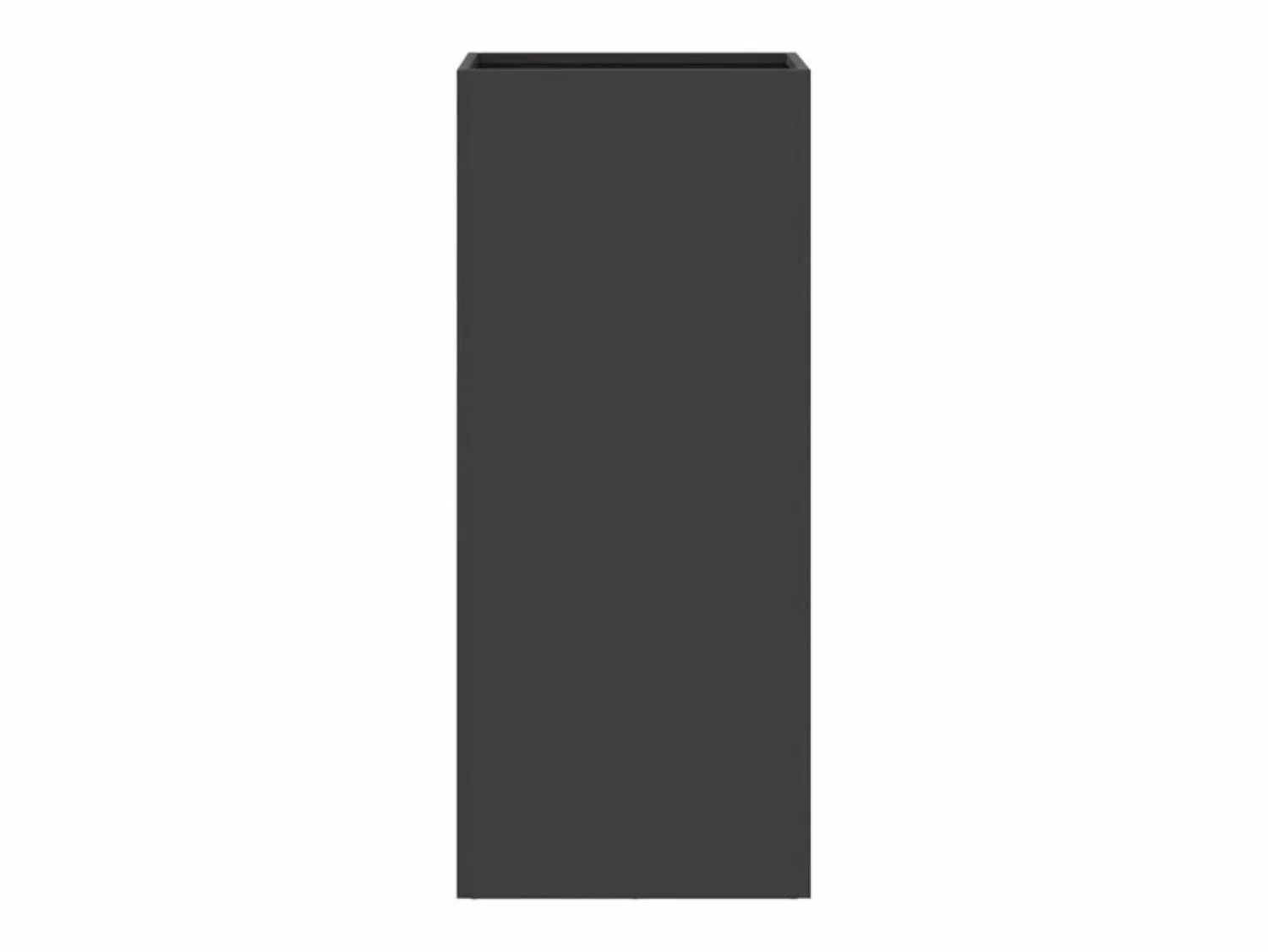 Hot Clicnbuy Jardinera de acero laminado en frío 32x27,5x75 cm Negro