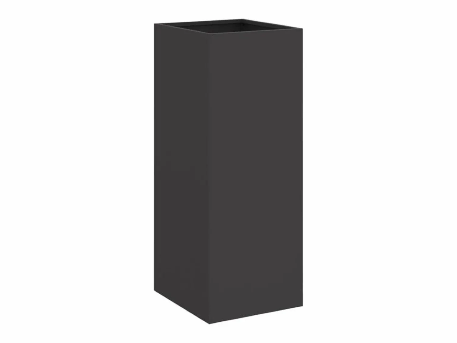 Hot Clicnbuy Jardinera de acero laminado en frío 32x27,5x75 cm Negro