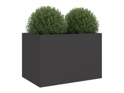 Clicnbuy Jardinera de acero laminado en frío 62x47x46 cm
