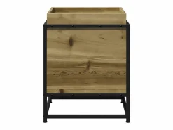 New Jardinera de madera de pino impregnada 40x40x50 cm Jardinera