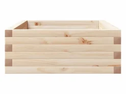 Online Jardinera de madera maciza de pino 110x60x23 cm Jardinera