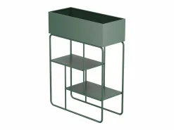 Sale Vente-unique Jardinera de pie L60 x P25 x Alt. 80 cm - verde - ALIPIAL Verde almendra