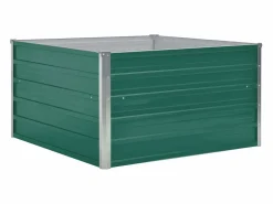 Hot Jardinera elevada de acero galvanizado 100x100x45 cm Jardinera
