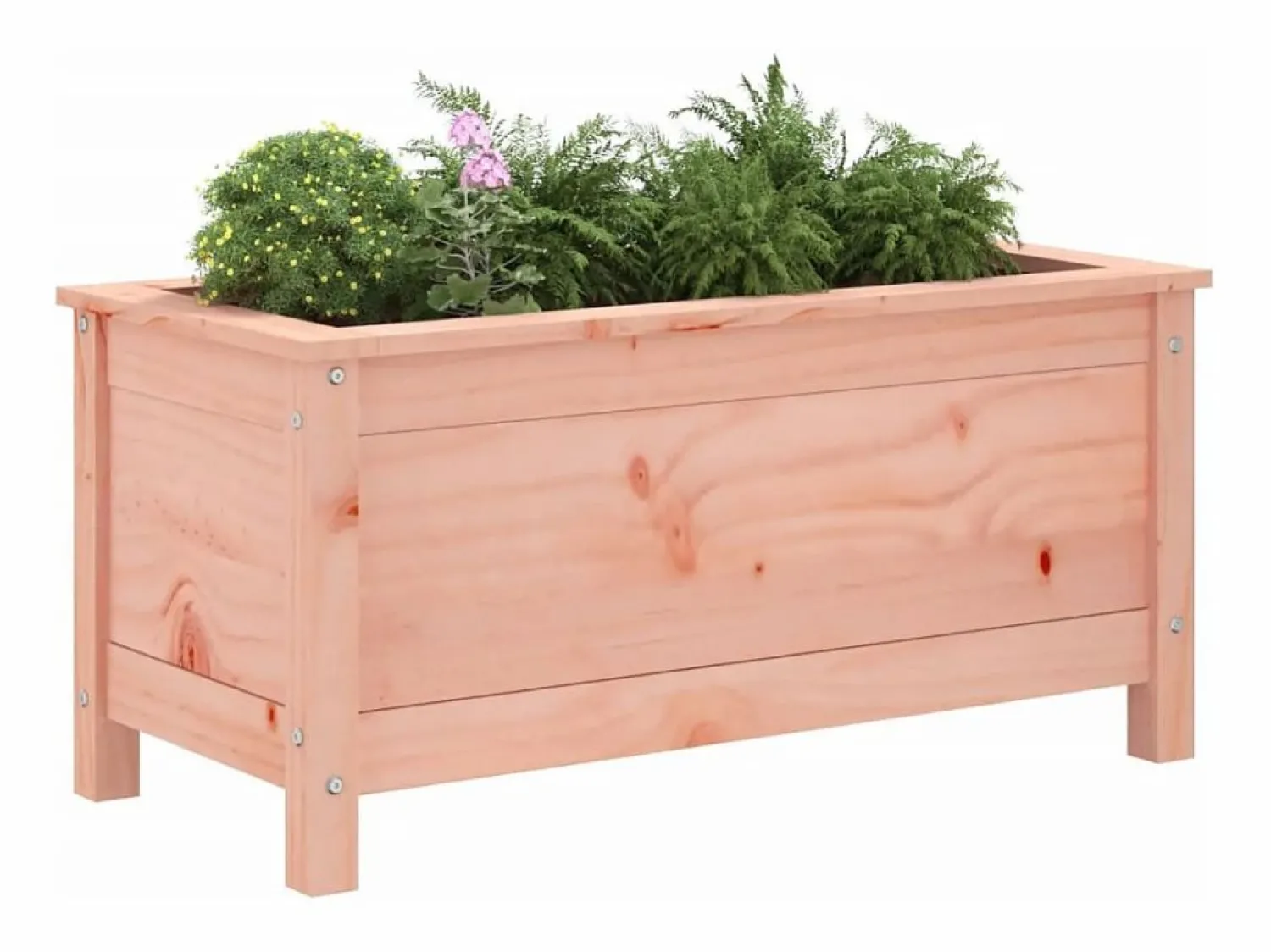 Clicnbuy Jardinera madera maciza de abeto Douglas 82,5x40x39 cm