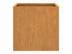 Clicnbuy Jardineras 2 unidades acero corten 42x40x39 cm