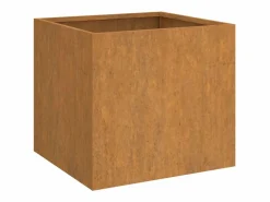 Clicnbuy Jardineras 2 unidades acero corten 42x40x39 cm